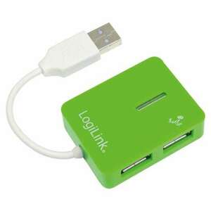 Logilink Smile USB 2.0 hub 4-port Green UA0138 kép
