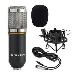 Stúdió Kondenzátor Mikrofon Csomag / állvánnyal és kiegészítőkkel kép