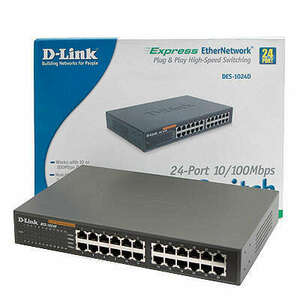 D-Link DES-1024D 24-Portos 10/100Mbps Fast Ethernet Switch kép