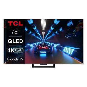 TCL 75C735 4K UHD Google Smart QLED televízió, 191 cm, 144 Hz, HD... kép