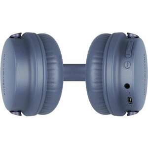 Bluetooth Összecsukható Fejhallgató - Kék színben kép