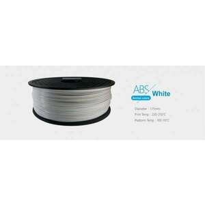 3D ABS filament 1, 75mm, 1kg fehér kép