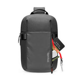 14" tablet hátizsák, vízálló, Tomtoc T24S1K1, 9 liter, Fekete kép