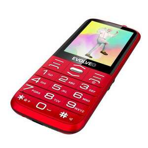 Evolveo EasyPhone XO 2G Dual SIM Mobiltelefon, Piros kép