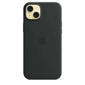 Apple MagSafe-rögzítésű iPhone 15 Plus szilikontok fekete (MT103ZM/A) (MT103ZM/A) kép