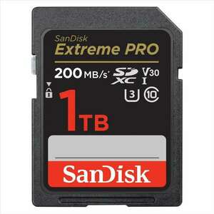 1TB Sandisk Extreme PRO SDXC 200 MB/s & 140 MB/s, UHS-I, Class 10, U3, V30 (SDSDXXD-1T00-GN4IN / 121599) (SDSDXXD-1T00-GN4IN / 121599) kép