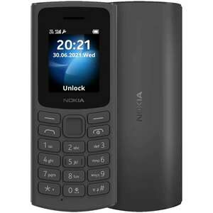 Nokia 105 4G 128MB 48MB RAM Dual SIM Mobiltelefon, Fekete + Domin... kép