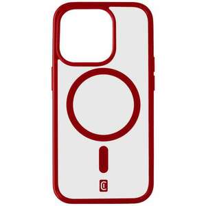 Cellularline Pop MagSafe Case MAG Apple iPhone 15 Pro hátlap átlátszó piros (POPMAGIPH15PROR) (POPMAGIPH15PROR) kép