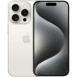 Apple iPhone 15 Pro 5G 1TB Dual SIM Mobiltelefon, White Titanium kép