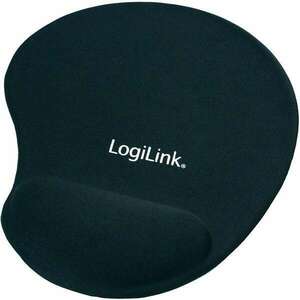 LogiLink ID0027 géles csuklótámaszos fekete egérpad kép