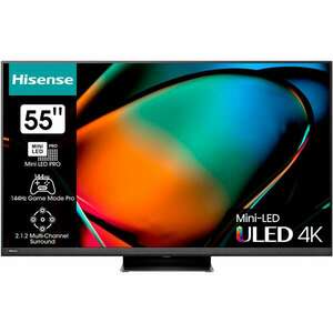 Hisense 55U8KQ 4K Ultra HD Smart ULED Televízió, 139 cm, Dolby Atmos kép