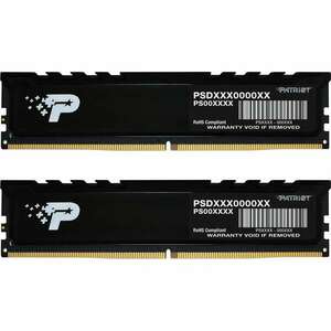 Patriot 48GB / 5600 Signature Premium DDR5 RAM Kit (2x24GB) (PSP548G5600KH1) kép