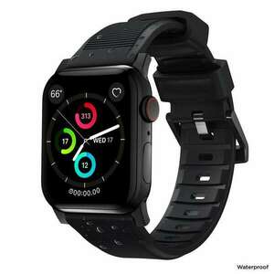 Nomad Rugged Strap Apple Watch Gumi szíj 49/45/44/42mm - Fekete (NM1A41BN00) kép