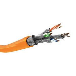 Goobay S/FTP CAT7a Installációs kábel 250m - Narancssárga (91889) kép