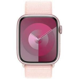Apple Watch S9 Aluminium 45mm Rosé (Sport Loop hellrosa) NEW (MR9... kép