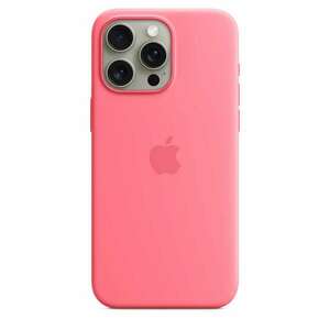 Apple iPhone 15 Pro Max MagSafe-rögzítésű szilikontok - Rózsaszín... kép