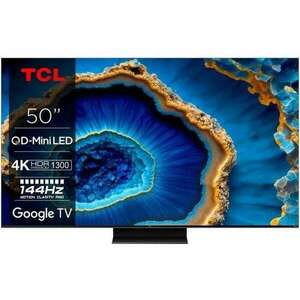TCL 50C803 50" 4K QD-Mini LED Smart TV (50C803) kép