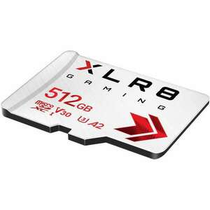 SD MicroSD XC Card 512GB PNY XLR8 Gaming Class 10 U3 V30 retail (P-SDU512V32100XR-GE) kép