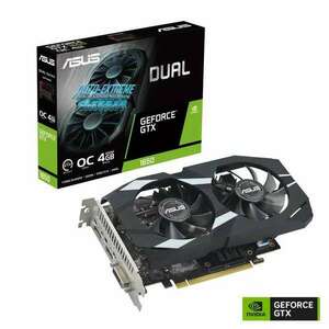 ASUS GeForce GTX 1650 4GB DUAL OC EVO videokártya (DUAL-GTX1650-O4GD6-P-EVO) (DUAL-GTX1650-O4GD6-P-EVO) kép