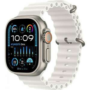 Apple Watch Ultra 2 Titanium Cellular 49mm (Ocean weiß) NEW (MREJ... kép