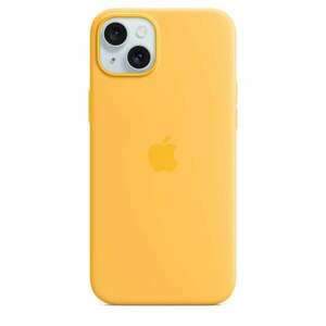 Apple iPhone 15 Plus MagSafe-rögzítésű szilikontok - Sárga (MWNF3ZM/A) kép