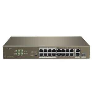 IP-COM 16x100Mbps + 2x1Gbps + 1x1Gbps SFP switch (F1118P-16-150W)... kép