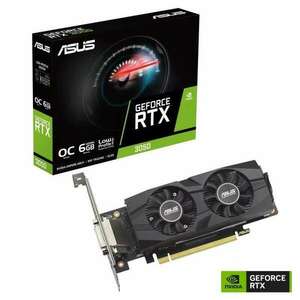 ASUS GeForce RTX 3050 6GB LP BRK OC Edition videokártya (RTX3050-O6G-LP-BRK) (RTX3050-O6G-LP-BRK) kép