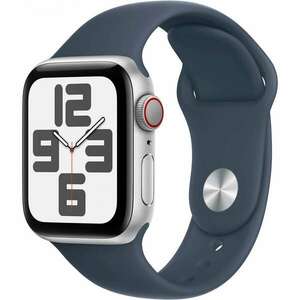 Apple Watch SE Aluminium Cellular 40mm Silber (Sportarmband sturm... kép