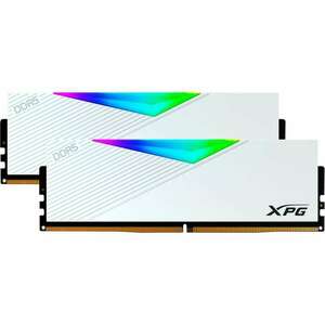 Adata 64GB / 6000 XPG Lancer RGB White DDR5 RAM KIT (2x32B) (AX5U6000C3032G-DCLAR) kép