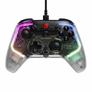 GameSir T4 Kaleid Vezetékes Controller - Átlátszó/Fekete kép