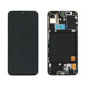 Samsung Galaxy A40 Komplett LCD kijelző érintőpanellel fekete kép