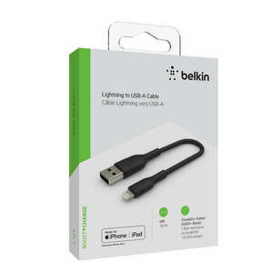 Belkin BOOST CHARGE USB-A to Lightning Cable, PVC - 0, 15M - Black kép