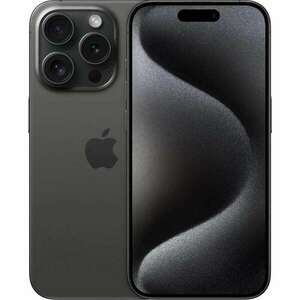 Apple iPhone 15 Pro 1TB Okostelefon - Fekete Titánium (MTVC3ZD/A) kép