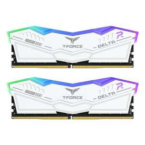 TeamGroup 48GB / 8200 T-Force Delta RGB White DDR5 RAM KIT (2x24G... kép