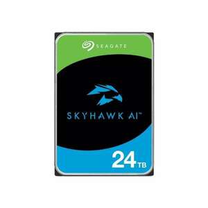 Seagate 24TB SkyHawk AI SATA3 3.5" HDD (ST24000VE002) kép
