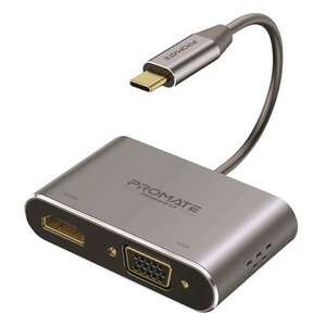 Promate Átalakító - MEDIALINK C2 (USB-C adapter, 1x4K HDMI, 1xVGA... kép