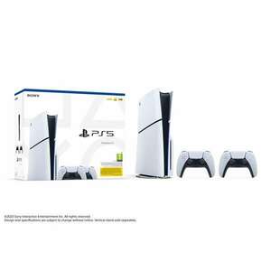 PlayStation®5 konzol Slim + 2 DualSense vezeték nélküli kontrolle... kép
