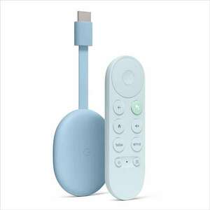 Google Chromecast + Google TV Kék tv okosító kép