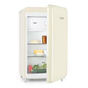 Klarstein Popart Cream, retró hűtőszekrény, 106/12 liter, E energiahatékonysági osztály, krém kép