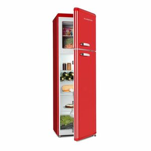 Klarstein Audrey Retro, kombinált hűtőszekrény, 194 l / 56 l, E energiahatékonysági osztály, retro kép