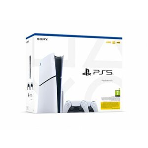 Sony Playstation 5 Slim konzol, 1TB, 2db kontrollerrel (PS719581376) kép