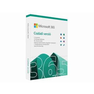 Microsoft 365 Családi verzió, 1 éves előfizetés, dobozos (6GQ-01930) kép