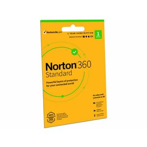 Norton 360 Standard Vírusirtó 10 GB 1 Eszköz 1 Év (Letölthető) (21416707) kép