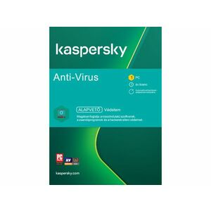 Kaspersky Anti-Virus European Edition 1 Pc 1 Év Base Licensz ESD kép