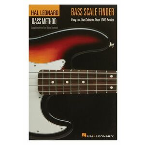MS Hal Leonard Bass Method Bass Scale Finder 6x9 kép