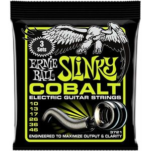 Ernie Ball 3721 Cobalt Regular Slinky 3 Pack kép