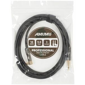 Amumu P4-SA-3M Professional Instrument Cable kép