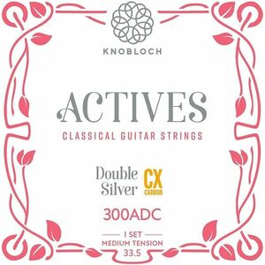 Knobloch ACTIVES Double Silver CX Carbon Medium Tension 33.5 kép