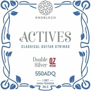 Knobloch ACTIVES Double Silver QZ Nylon High 550 Tension 36.5 kép