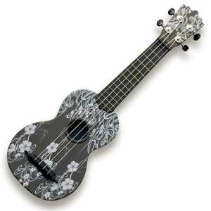 Pasadena WU-21F7-BK Szoprán ukulele Floral Black kép